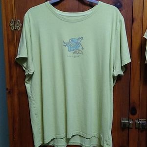 Life is Good relaxed fit t-shirt, women's XL